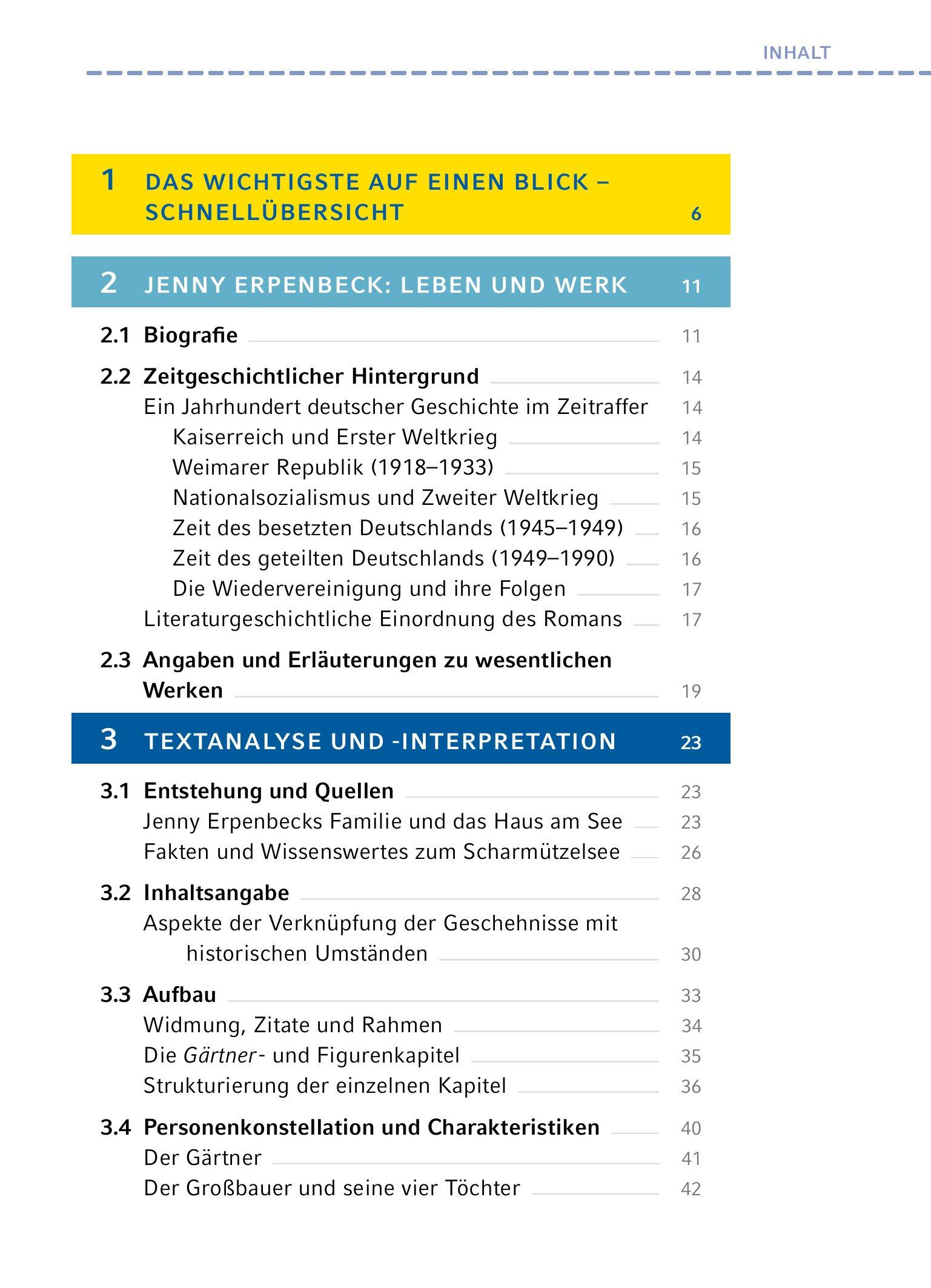 Heimsuchung von Jenny  Erpenbeck - Textanalyse und Interpretation