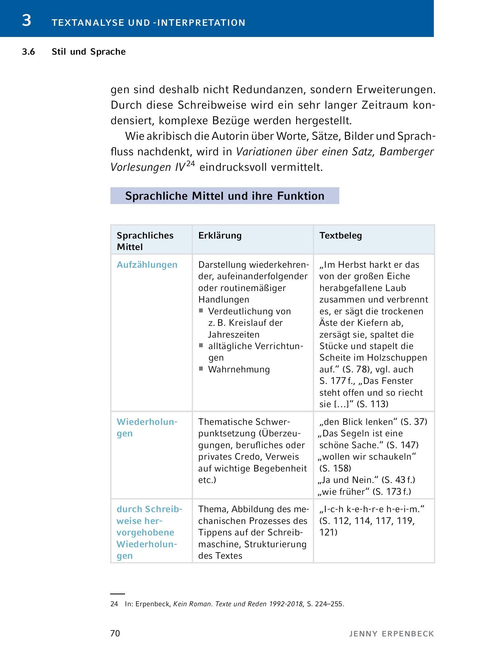 Heimsuchung von Jenny  Erpenbeck - Textanalyse und Interpretation