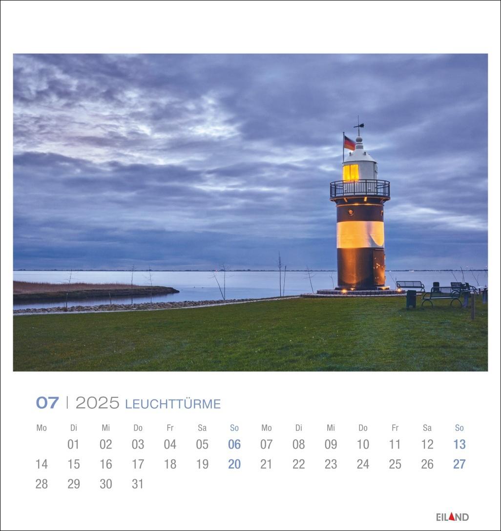 Leuchttürme Postkartenkalender 2025 - An der Nord- und Ostseeküste