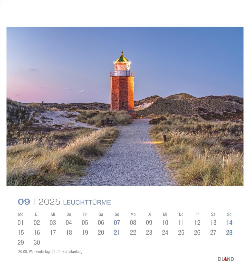 Leuchttürme Postkartenkalender 2025 - An der Nord- und Ostseeküste