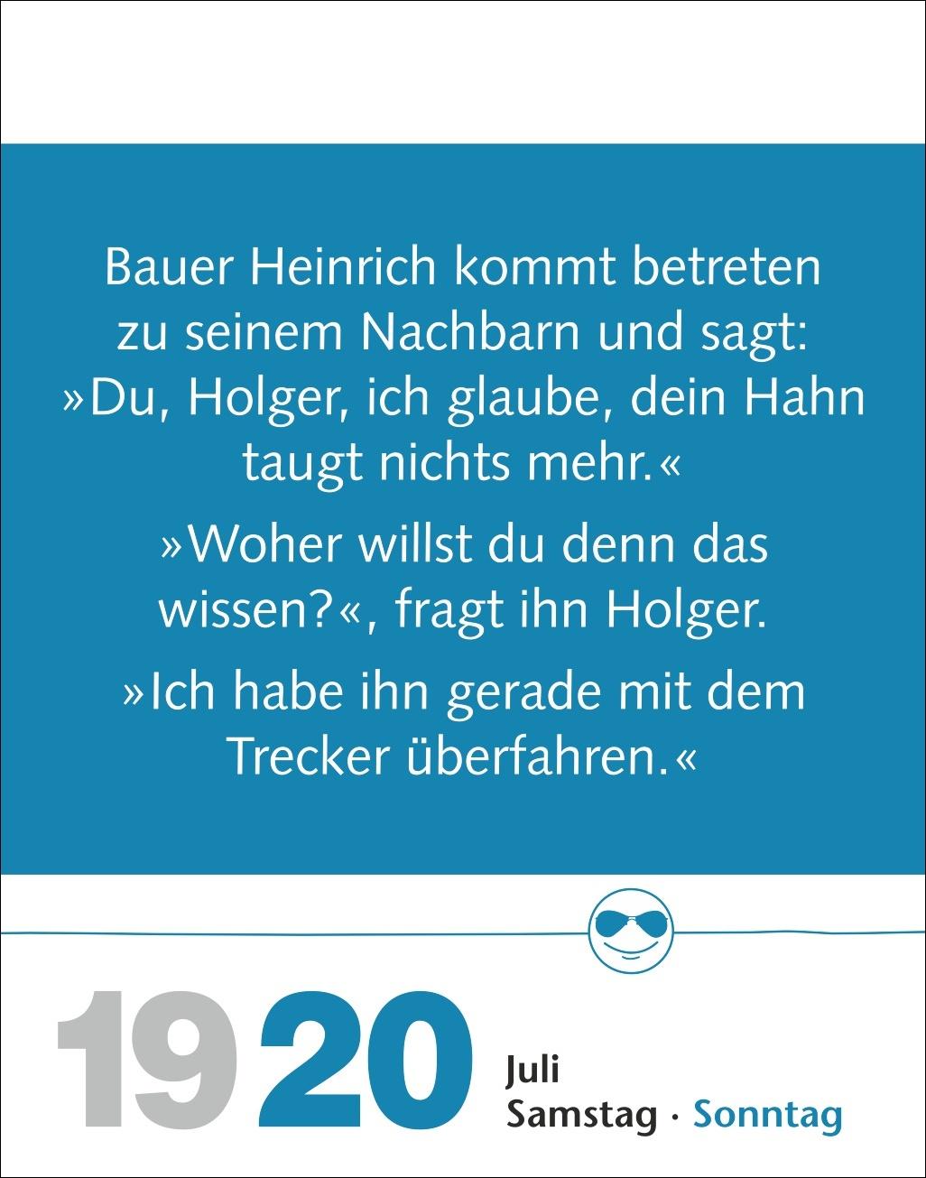 Beste Witze Tagesabreißkalender 2025