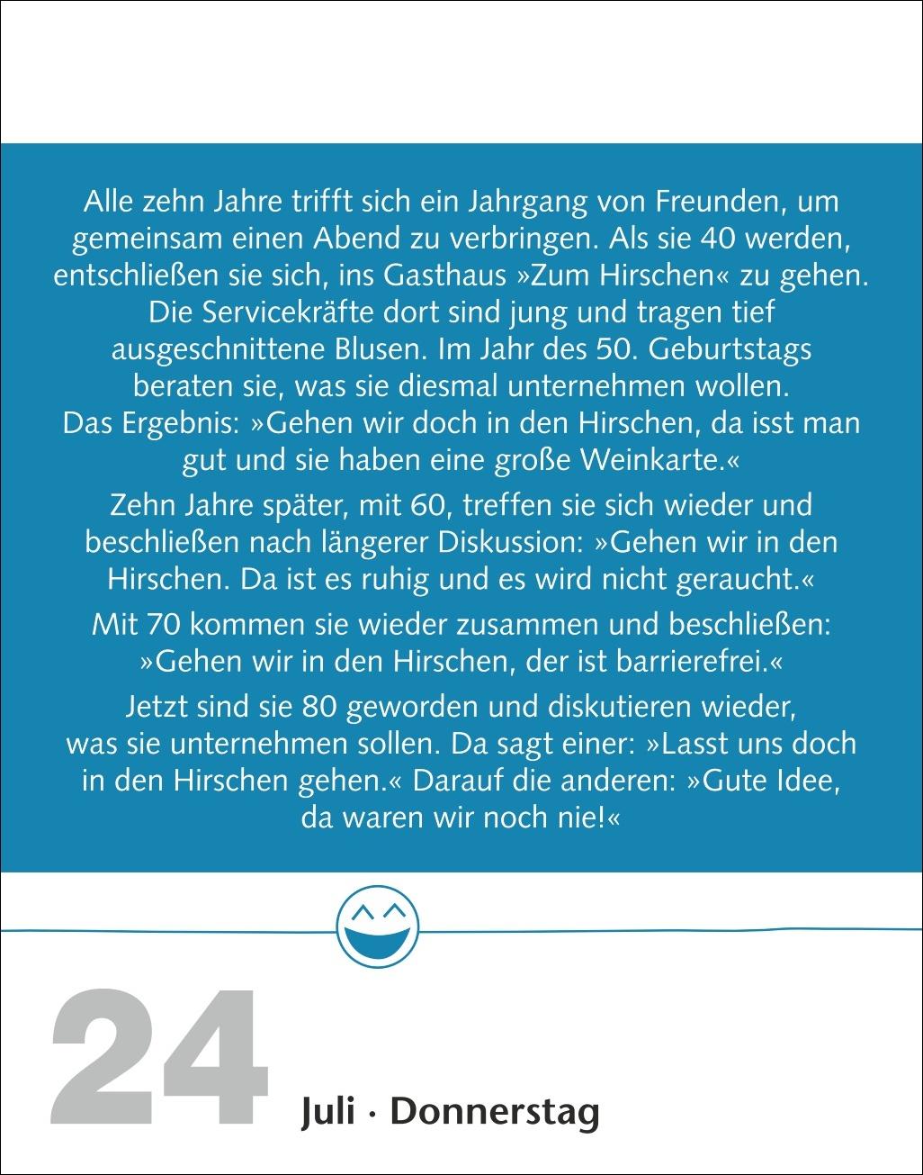 Beste Witze Tagesabreißkalender 2025