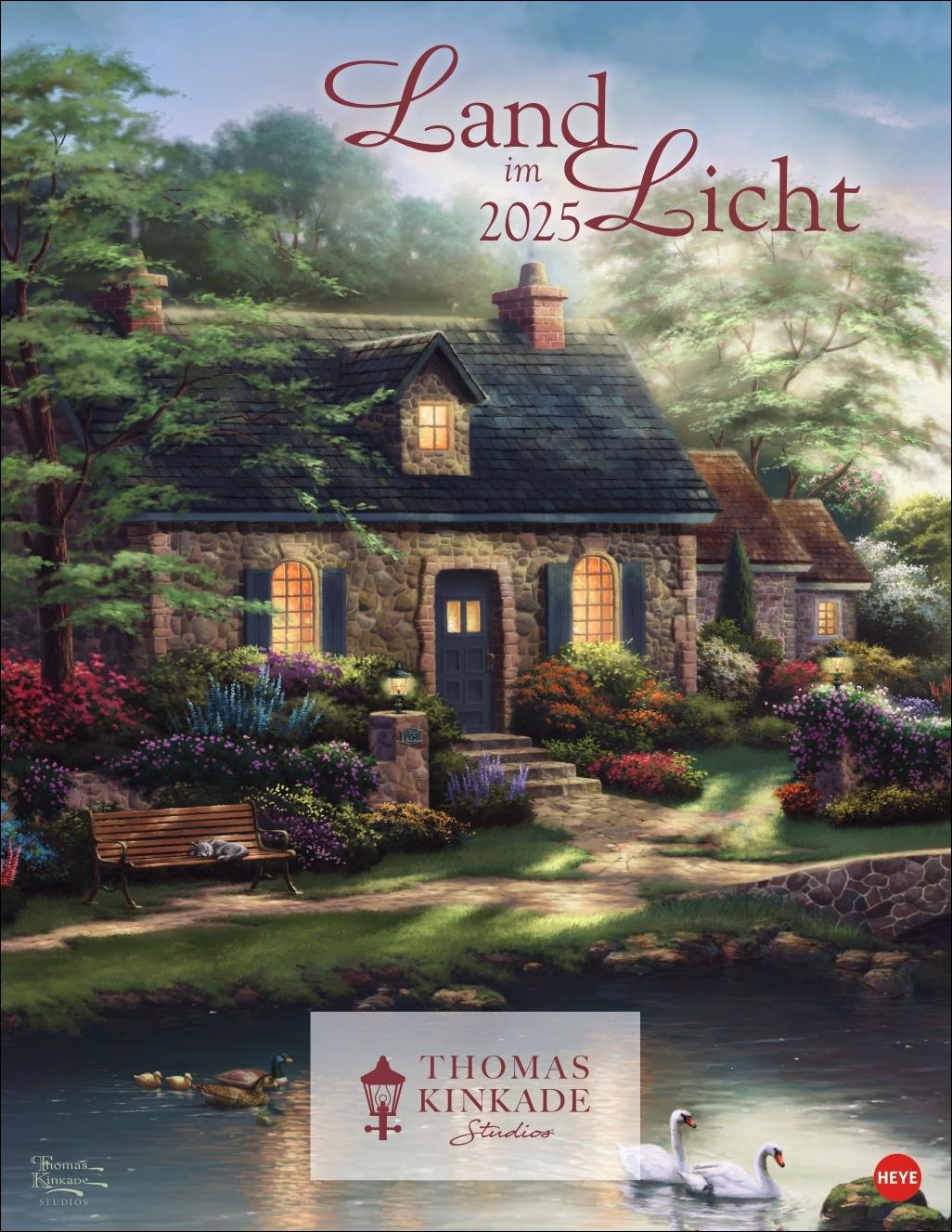 Thomas Kinkade: Land im Licht Kalender 2025