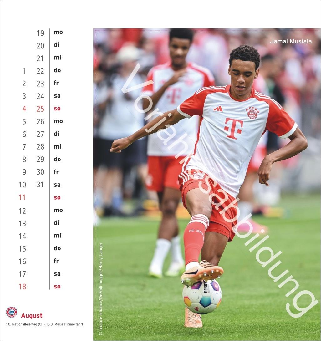 FC Bayern München Postkartenkalender 2025