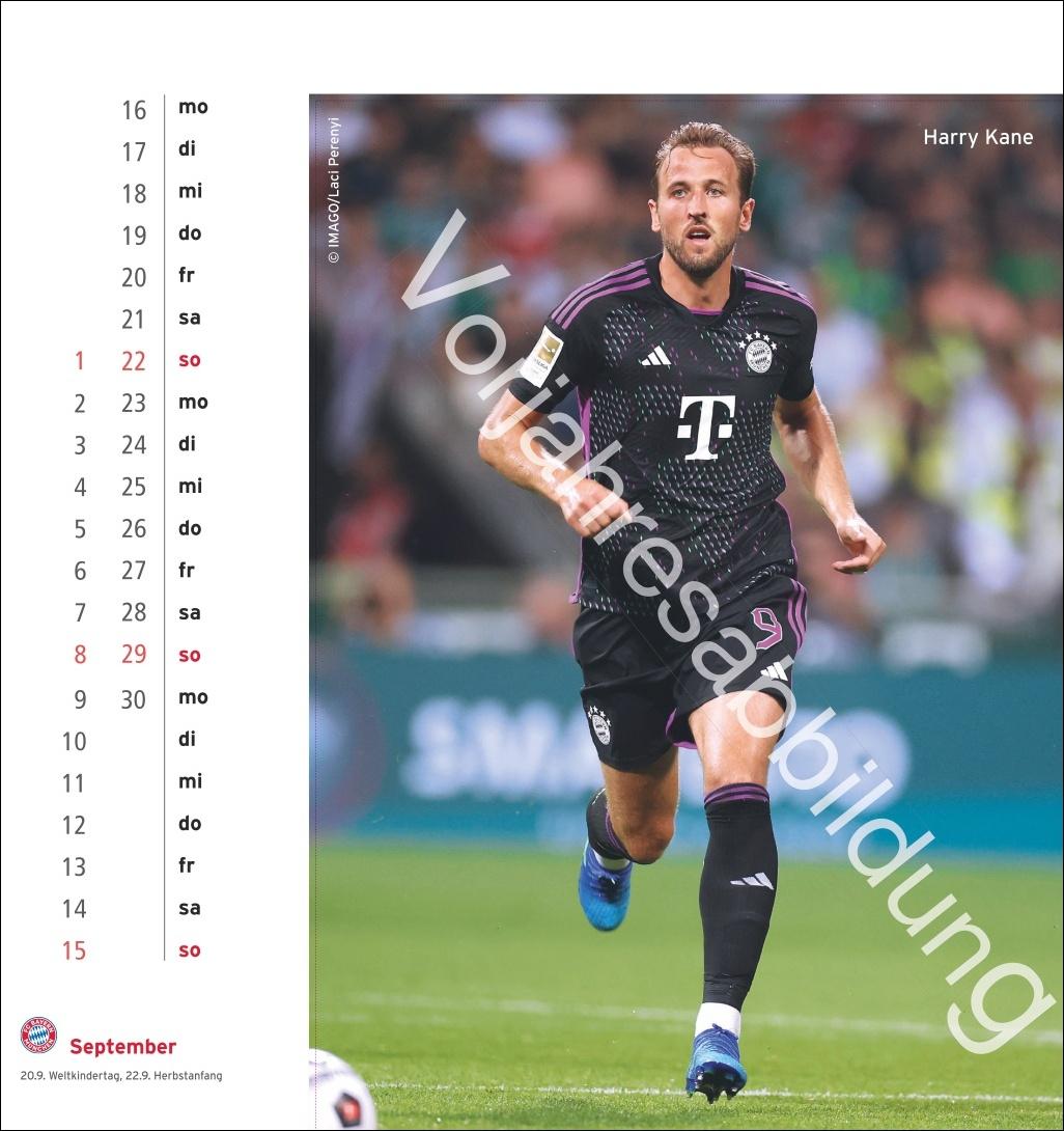 FC Bayern München Postkartenkalender 2025