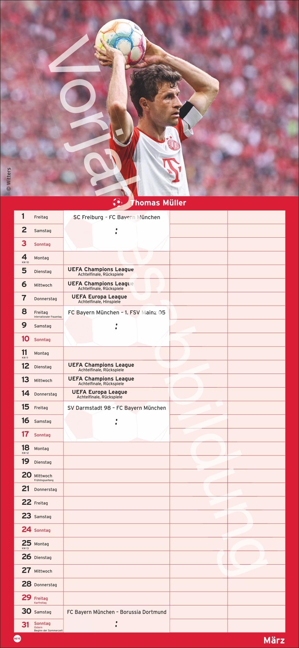 FC Bayern München Fanplaner 2025