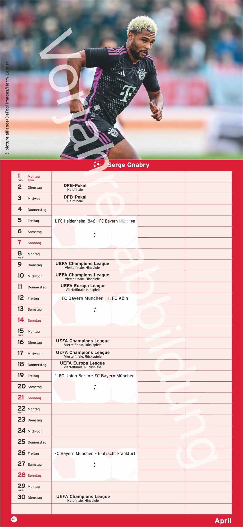 FC Bayern München Fanplaner 2025