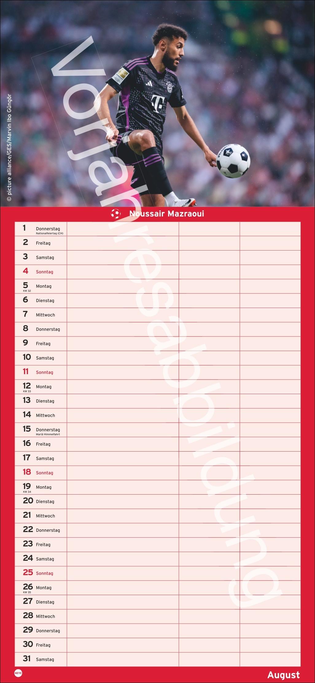 FC Bayern München Fanplaner 2025