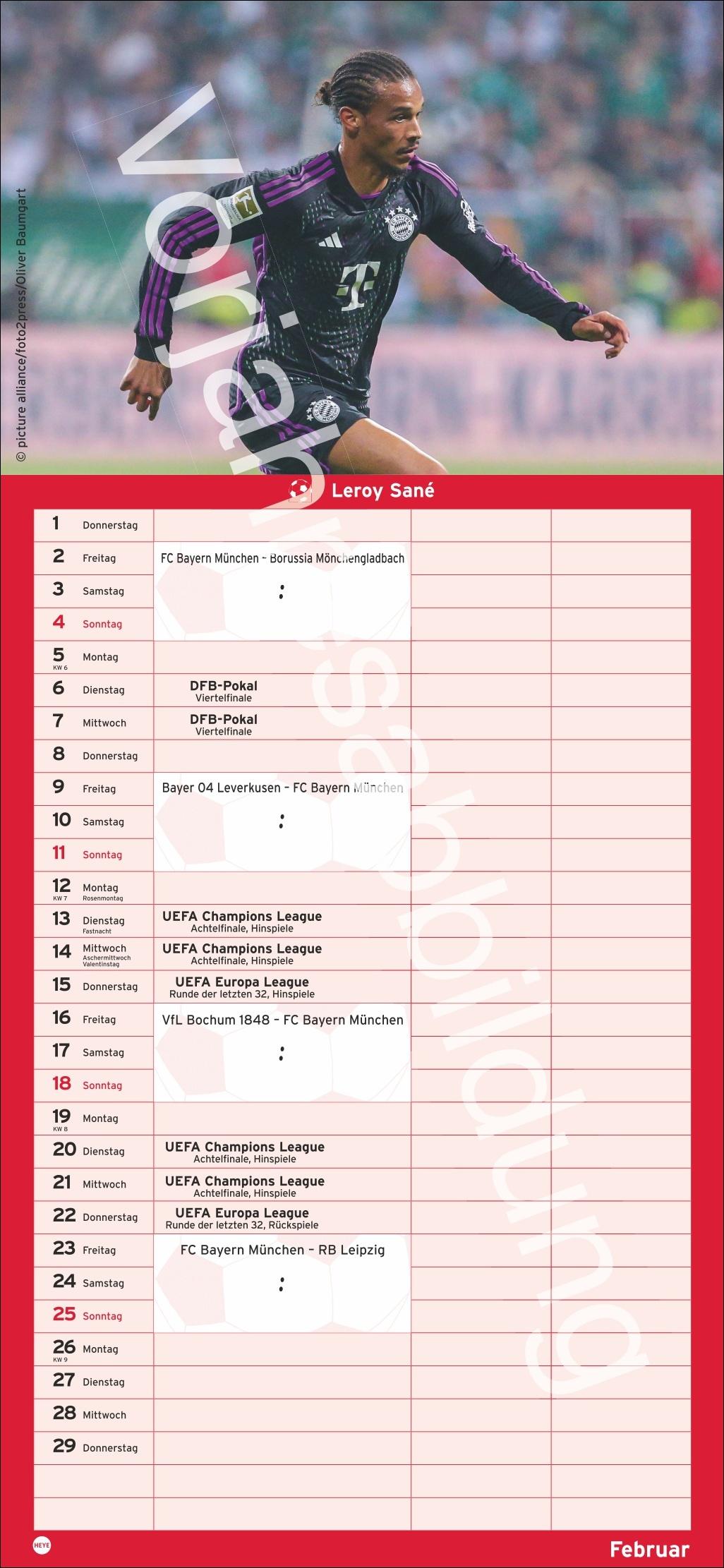 FC Bayern München Fanplaner 2025