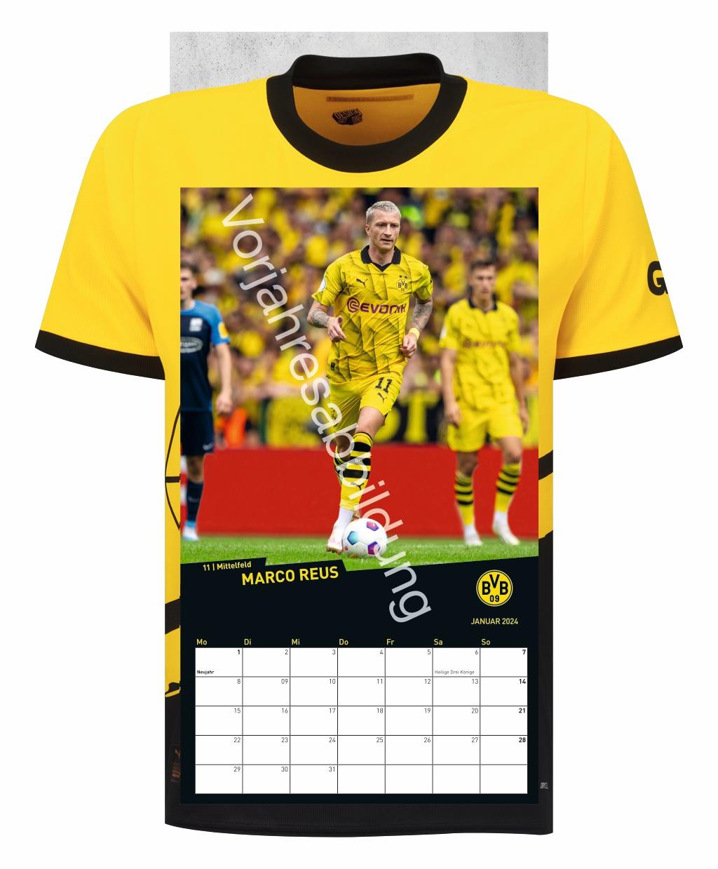 BVB Trikotkalender 2025