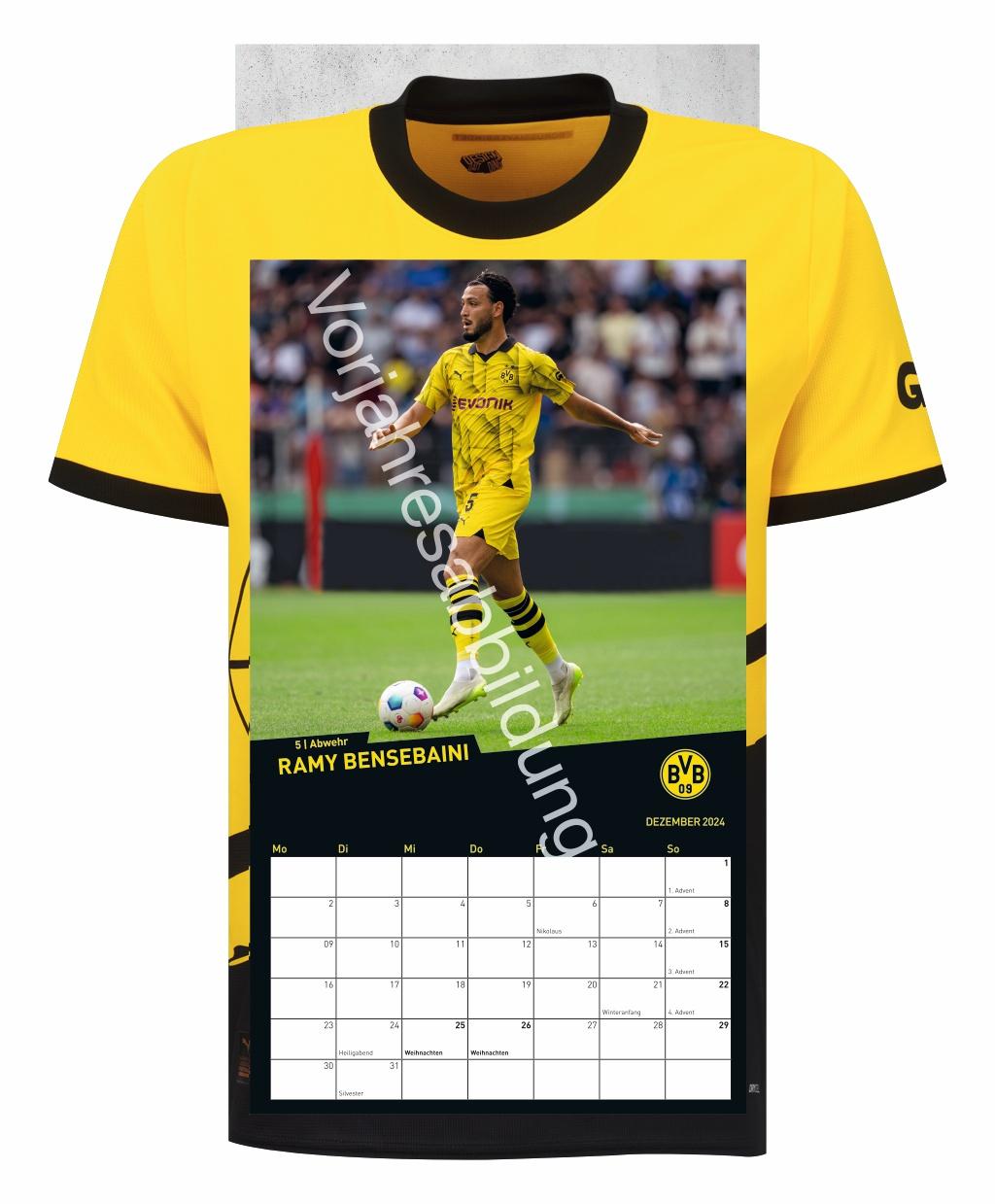 BVB Trikotkalender 2025