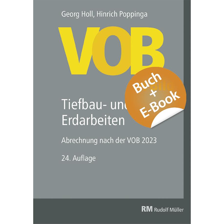 VOB im Bild - Tiefbau- und Erdarbeiten - mit E-Book