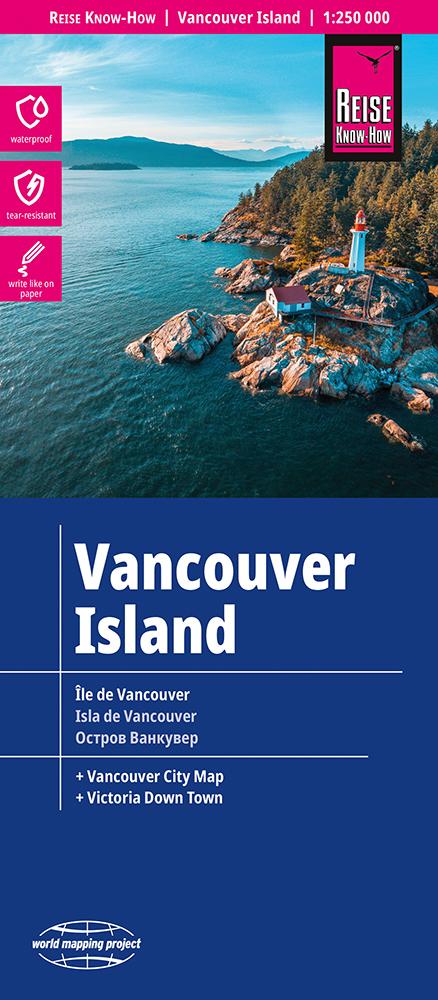 Reise Know-How Landkarte Vancouver Island (1:250.000)