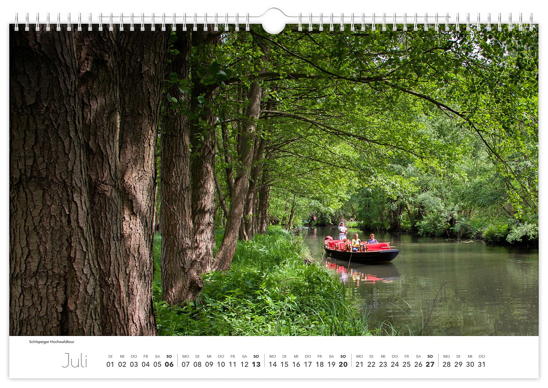 Kalender Spreewald 2025