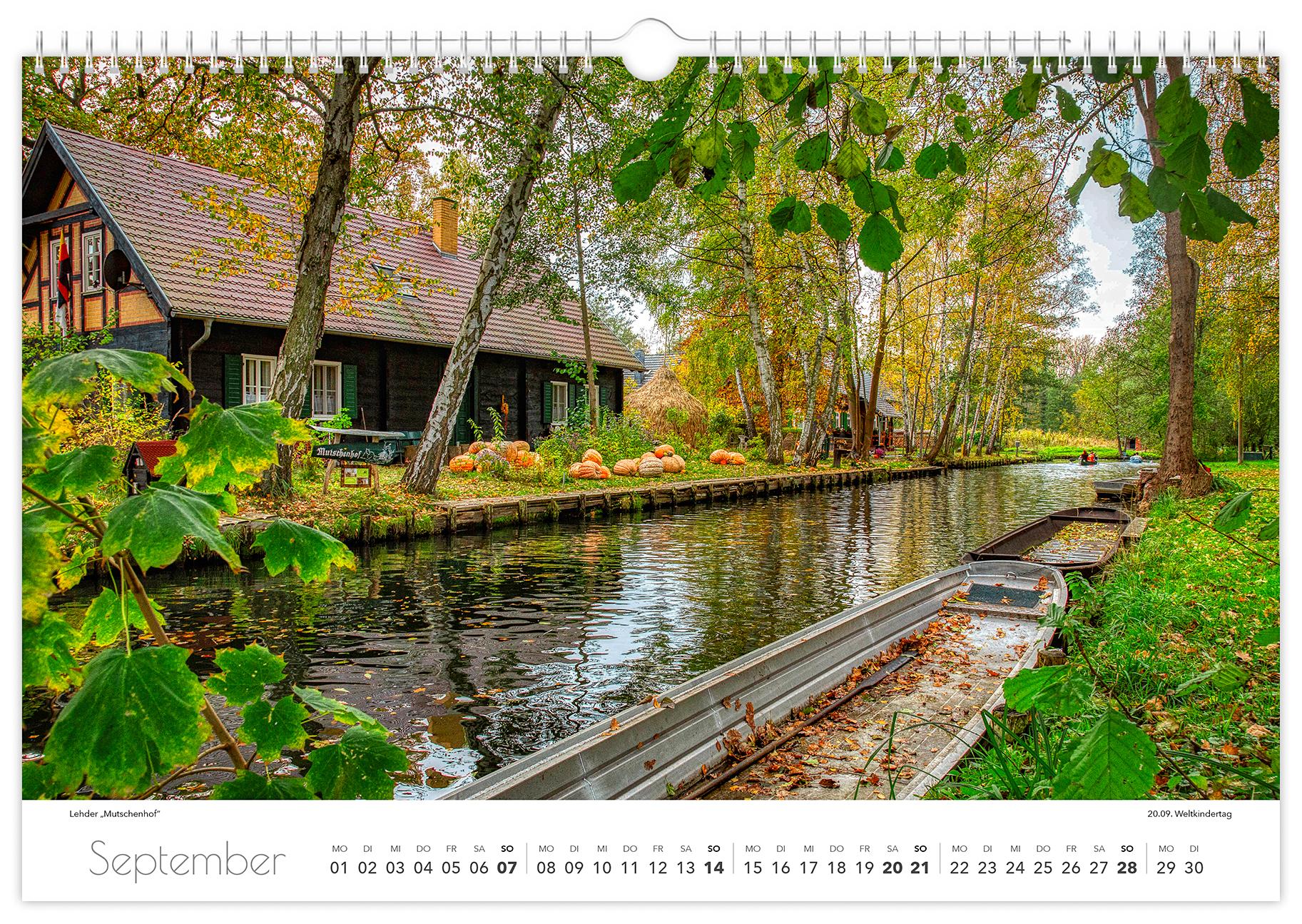 Kalender Spreewald 2025