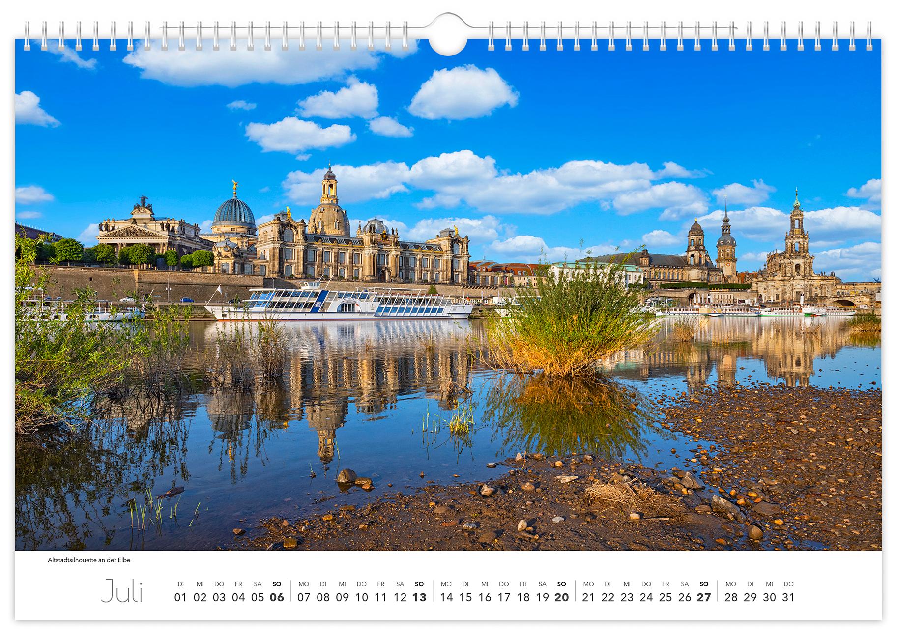 Kalender Dresden Elbflorenz 2025