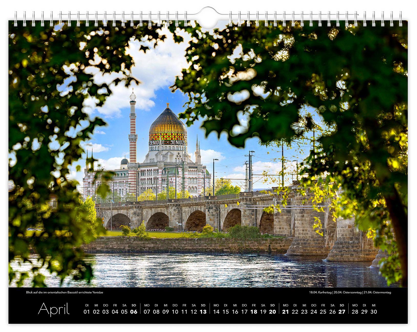 Kalender Dresden Elbflorenz 2025