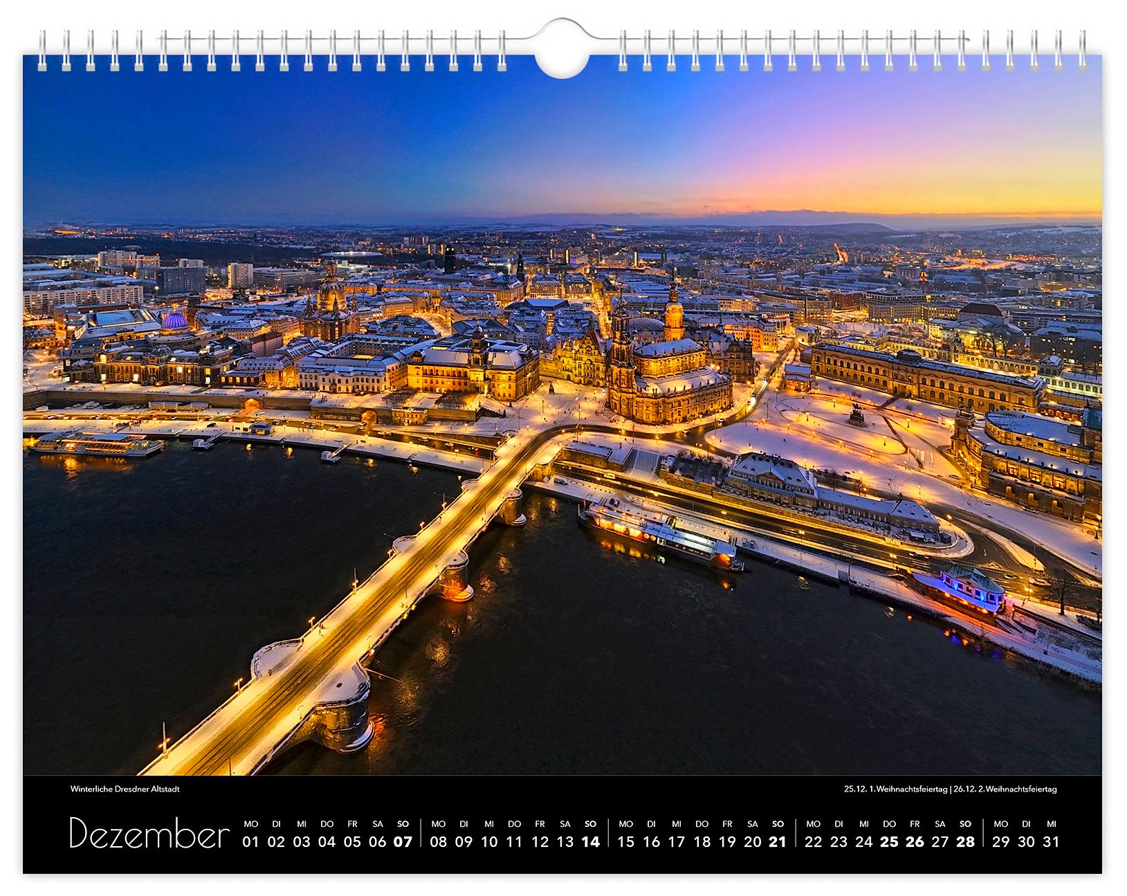 Kalender Dresden Elbflorenz 2025