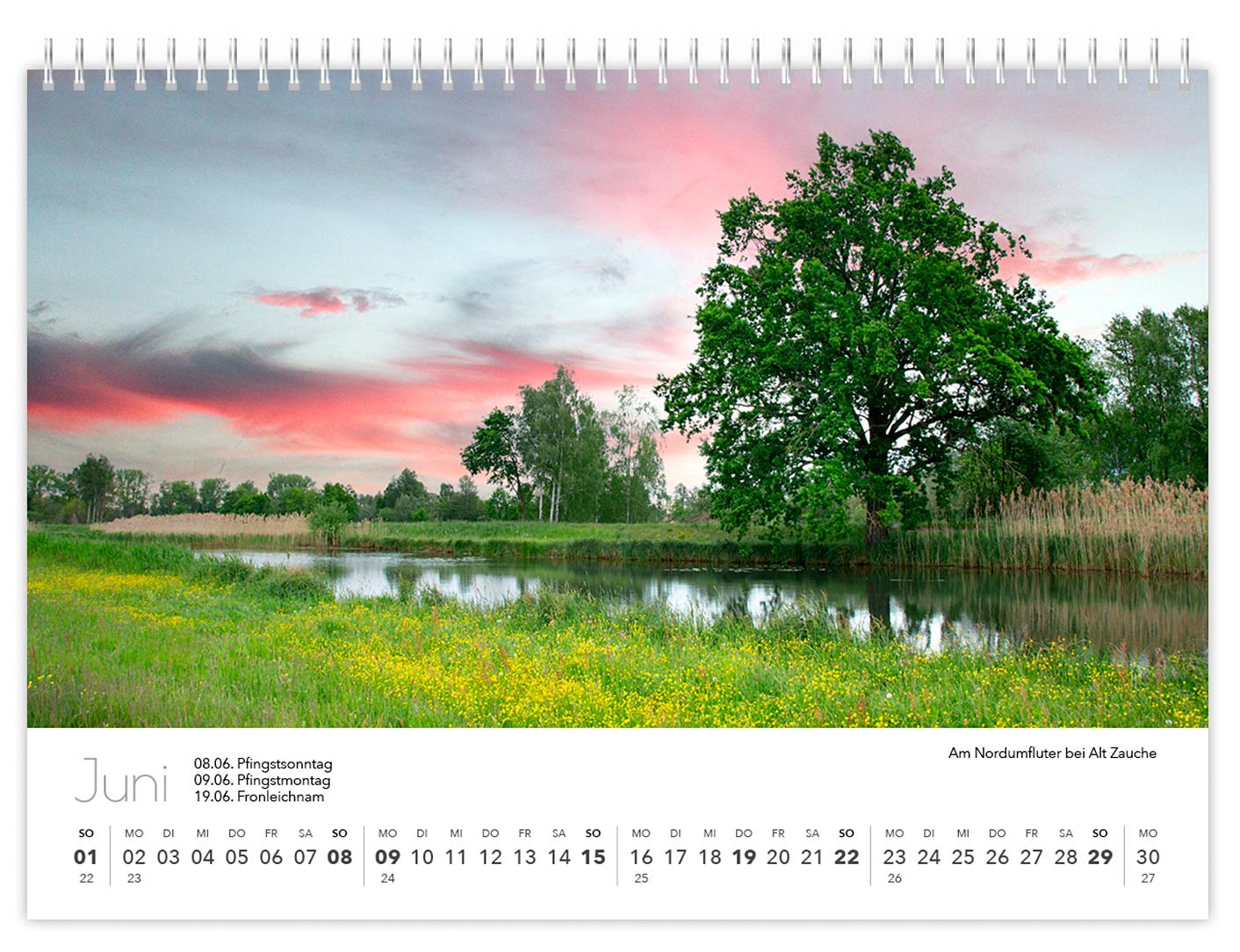 Kalender Spreewald kompakt - Peter Becker 2025