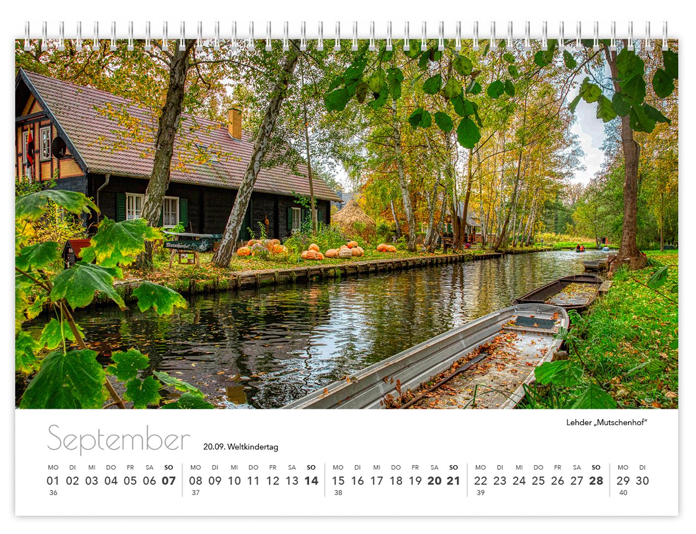 Kalender Spreewald kompakt - Peter Becker 2025