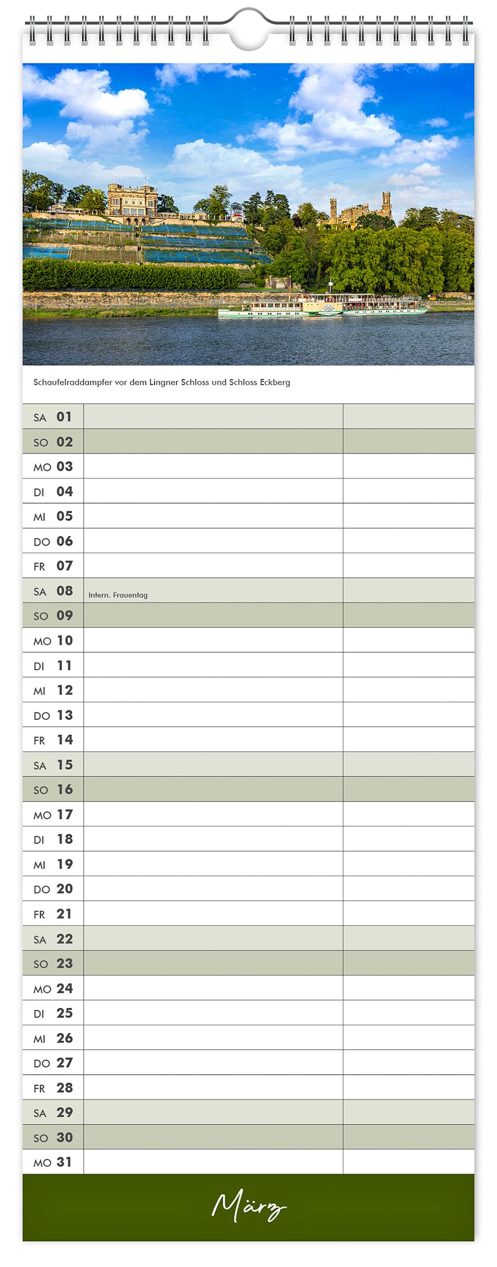 Küchenkalender Dresden 2025