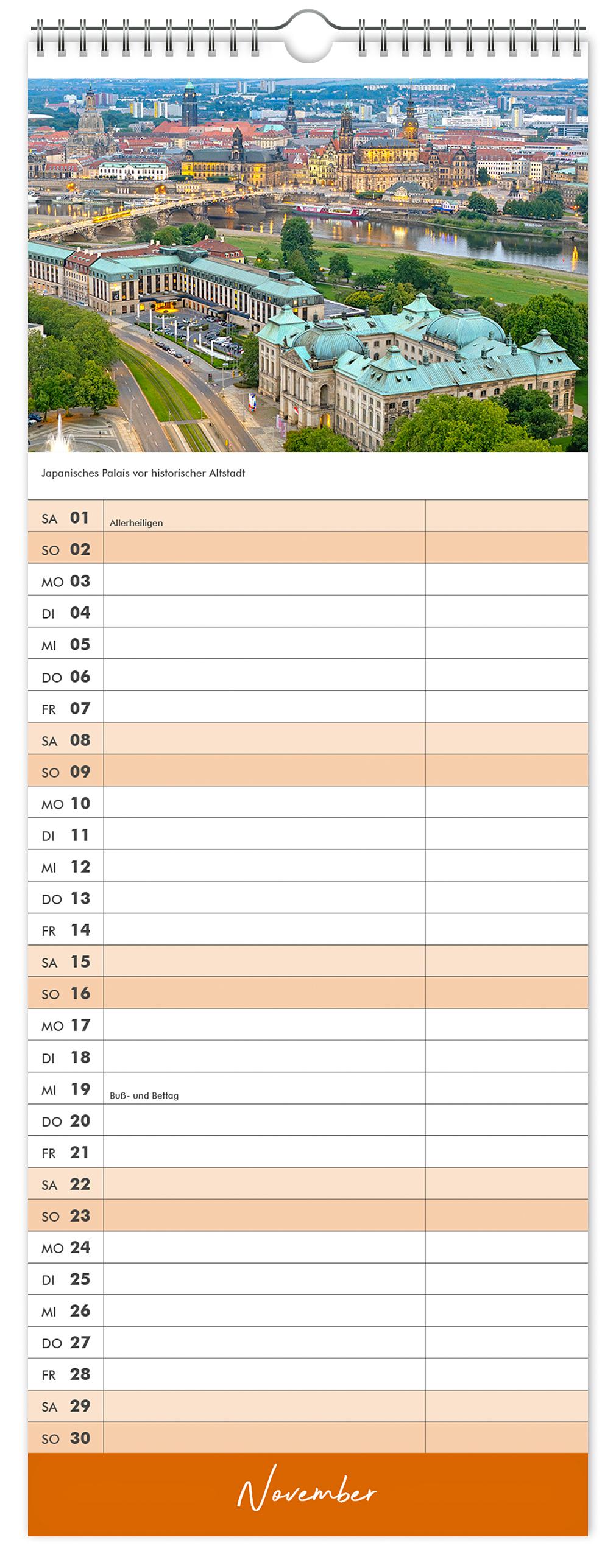 Küchenkalender Dresden 2025