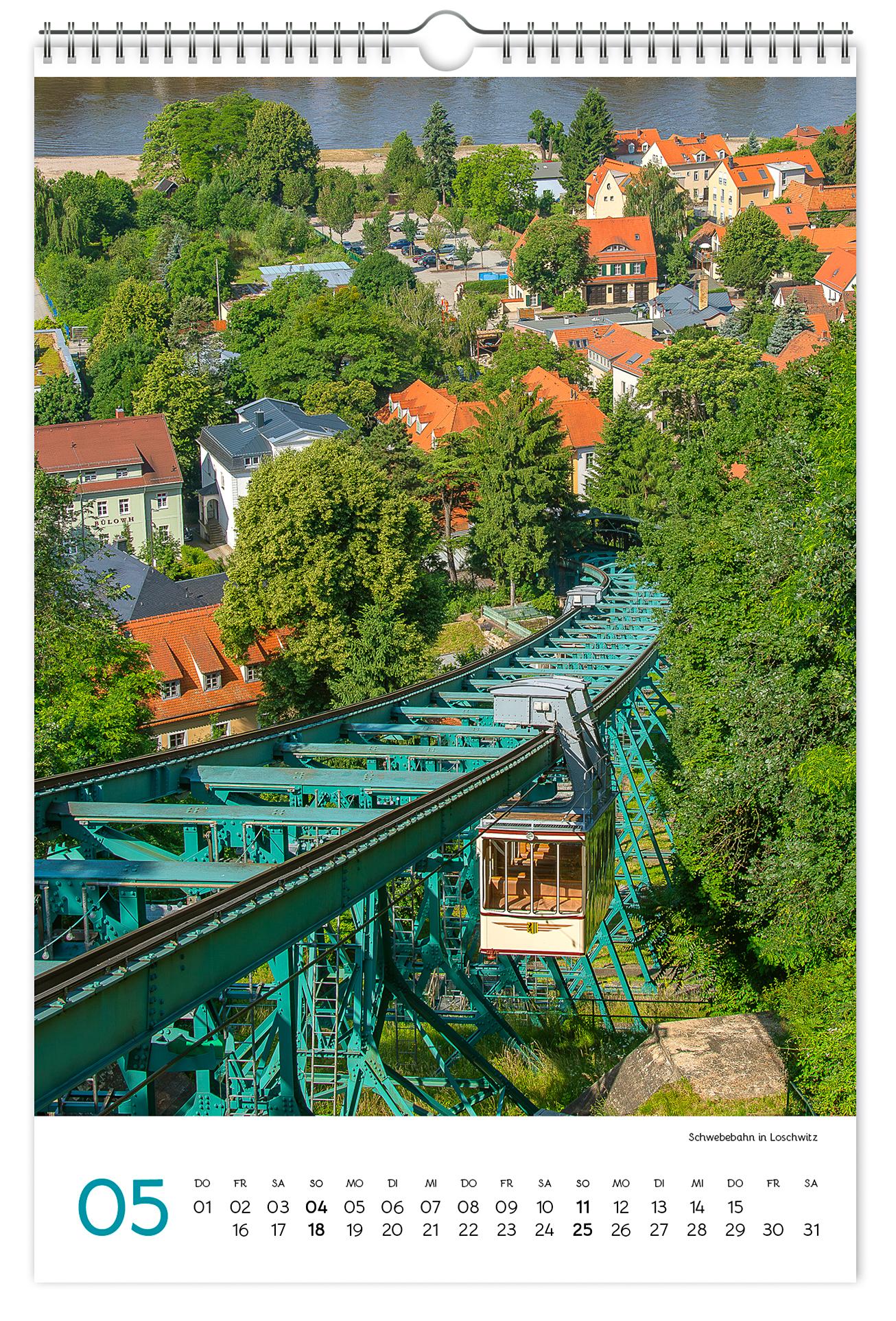 Kalender Dresden und Sächsische Schweiz 2025