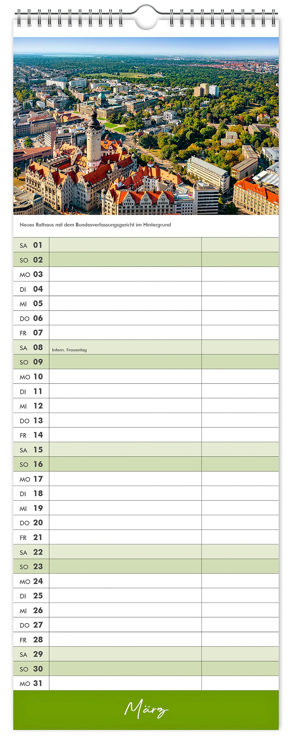 Küchenkalender Leipzig 2025