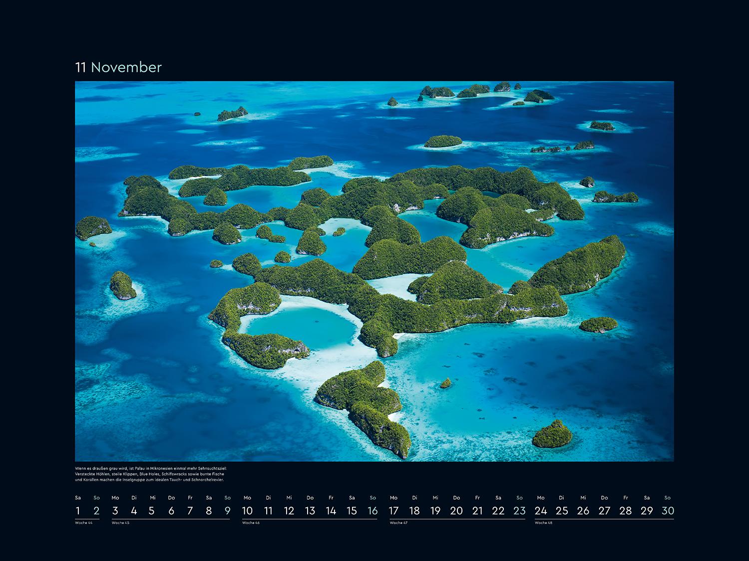 Trauminseln - KUNTH Wandkalender 2025