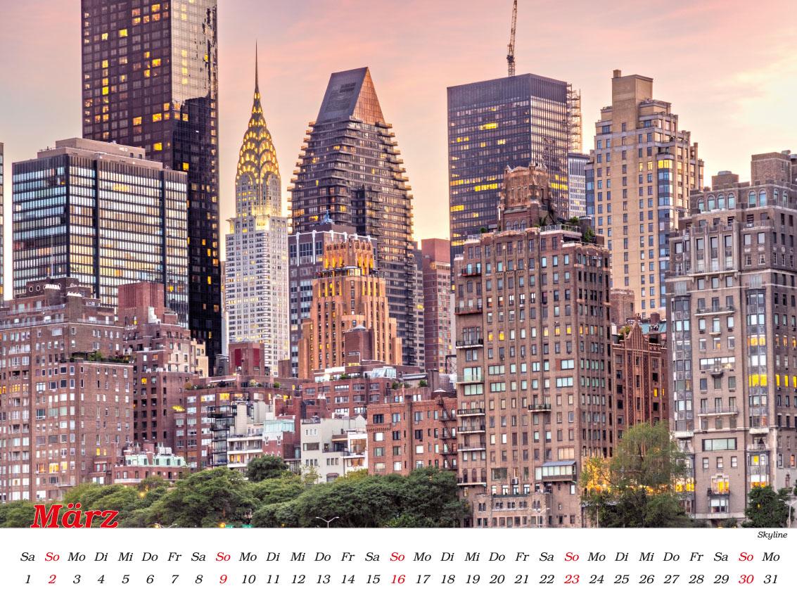 New York Kalender 2025