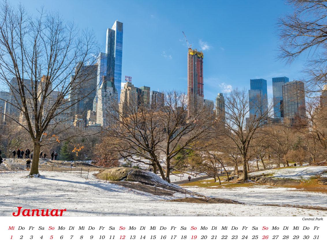 New York Kalender 2025