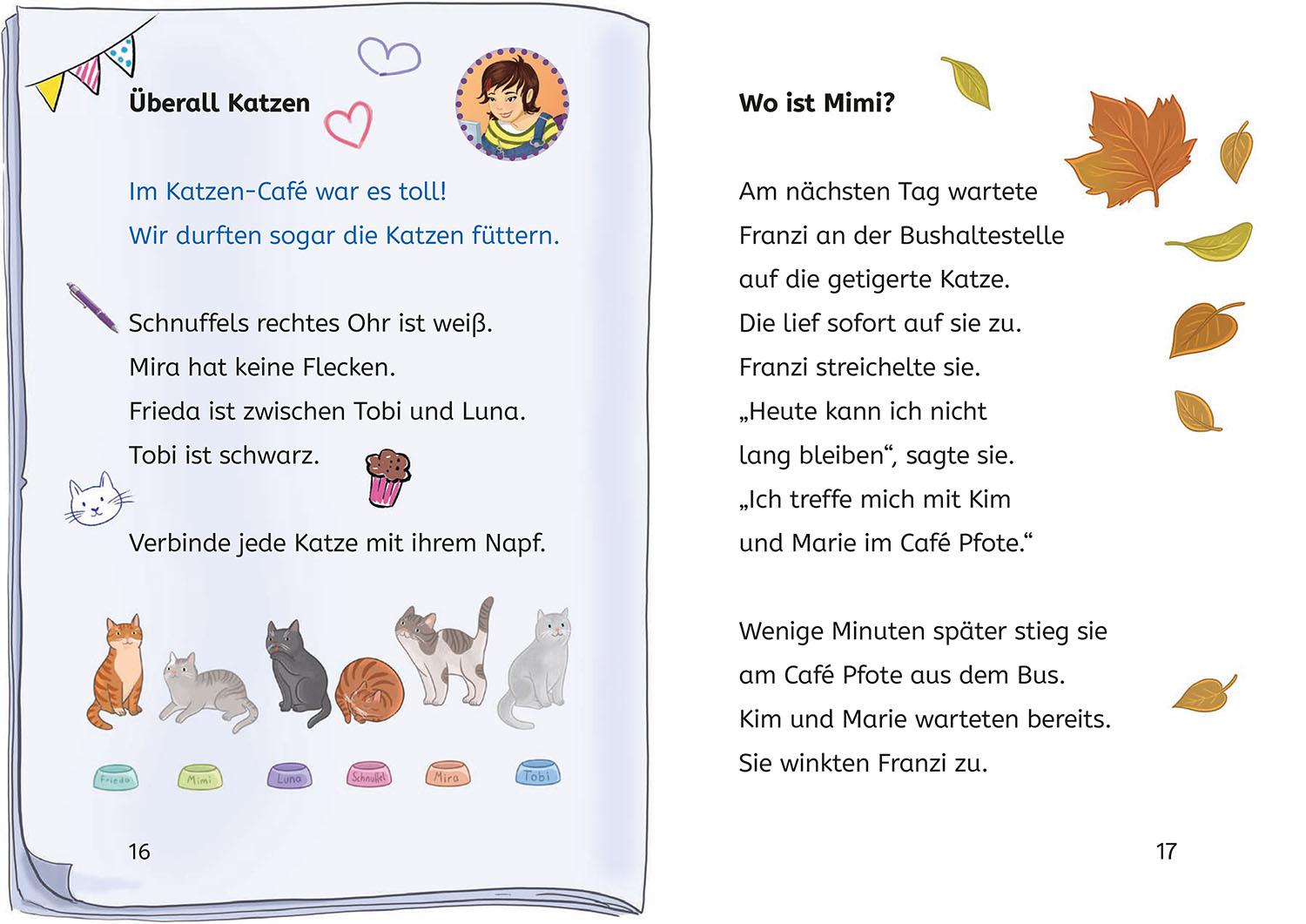 Die drei !!!, Bücherhelden 2. Klasse, Tatort Katzen-Café