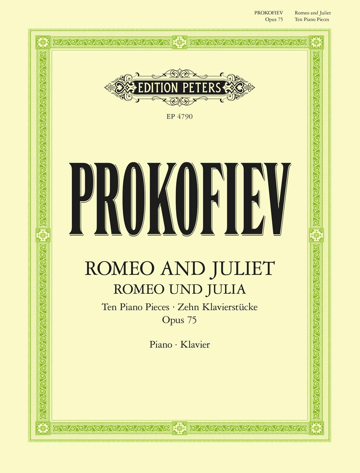 Romeo and Juliet. Ten pieces for Piano (1937) für Klavier solo op. 75 -Romeo und Julia, zehn Klavierstücke-