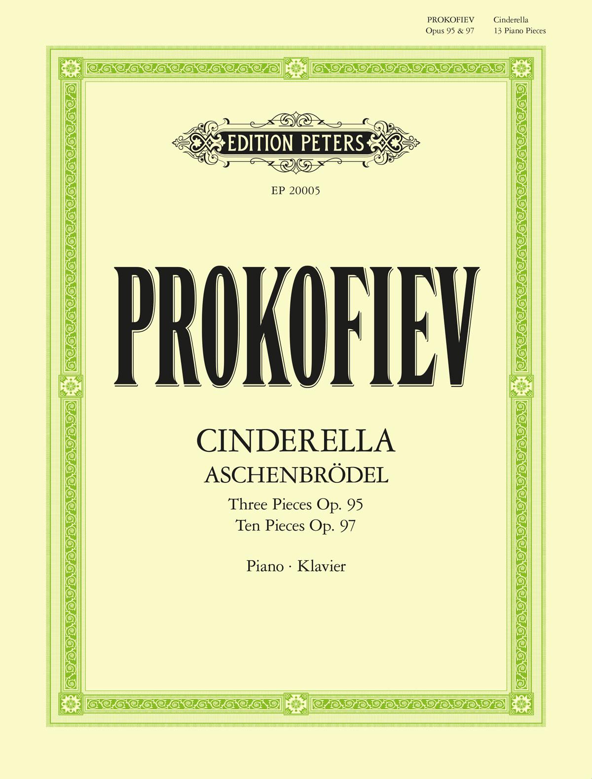 Thirteen pieces from the ballet ?Cinderella? for Piano Op. 95 & Op. 97 für Klavier solo -Aschenbrödel-