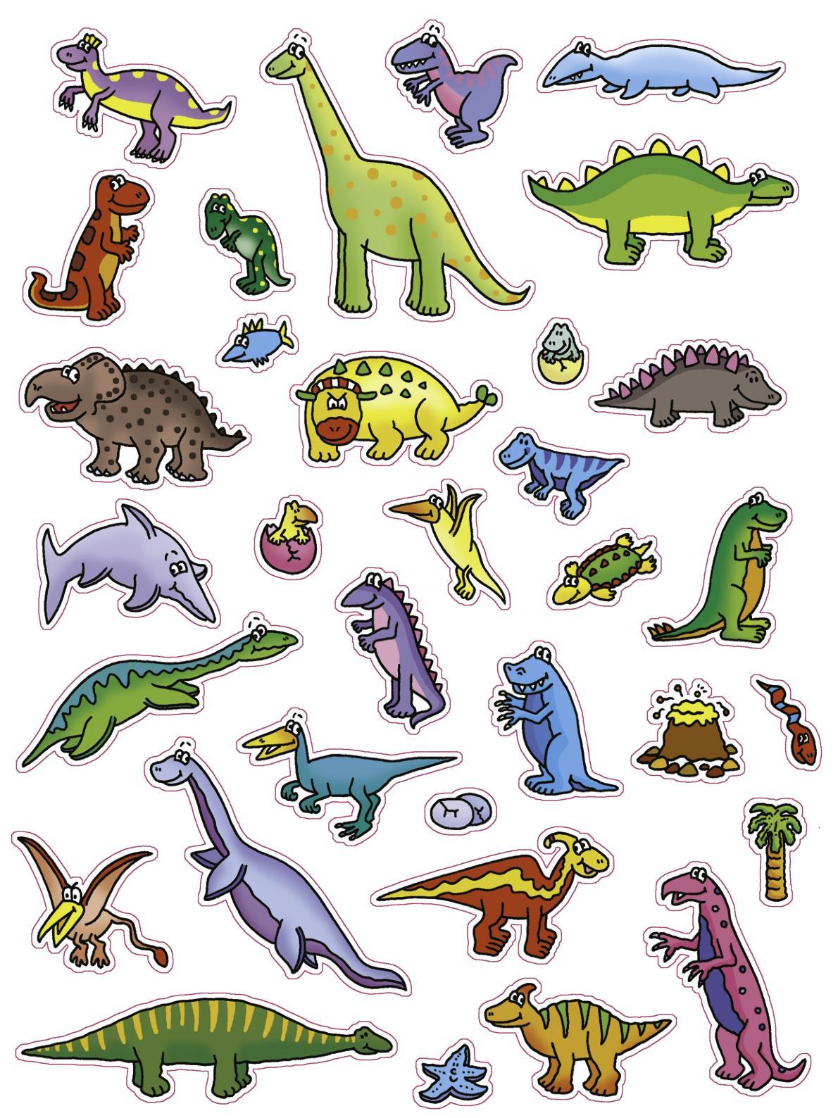 555 Sticker Dinosaurier