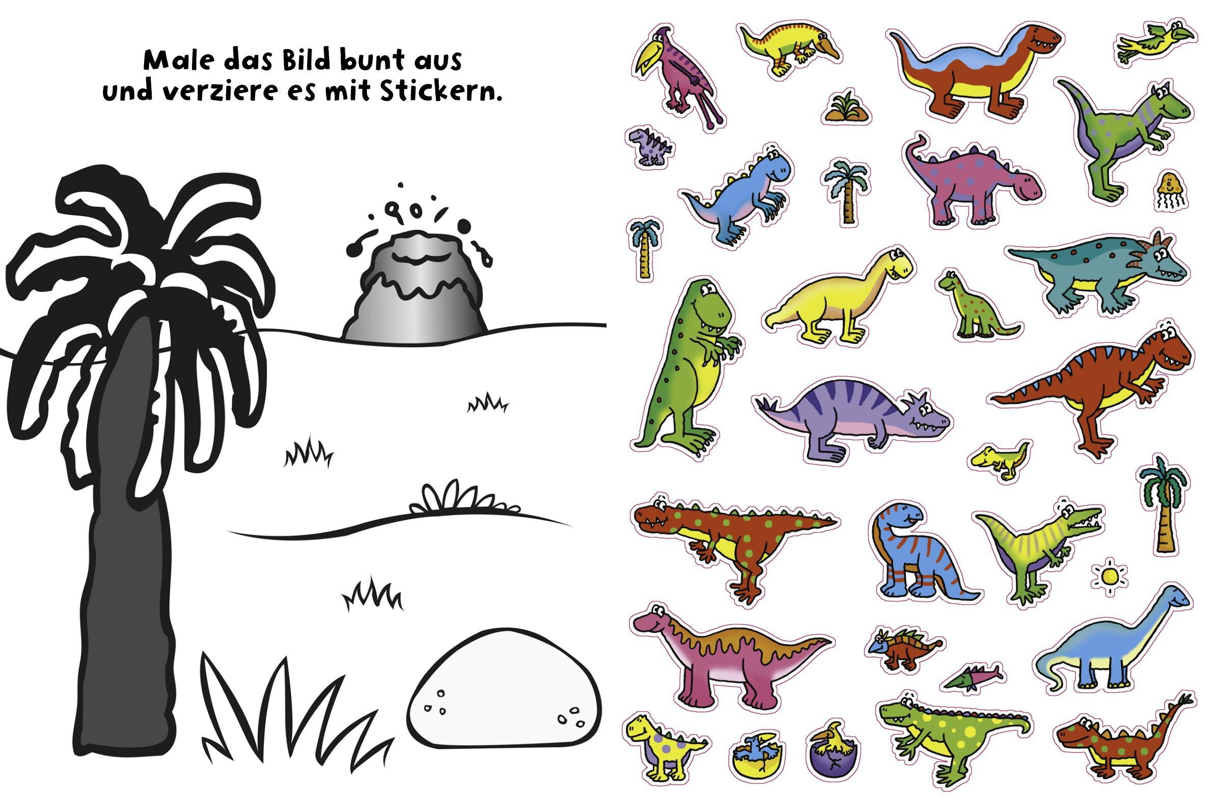 555 Sticker Dinosaurier