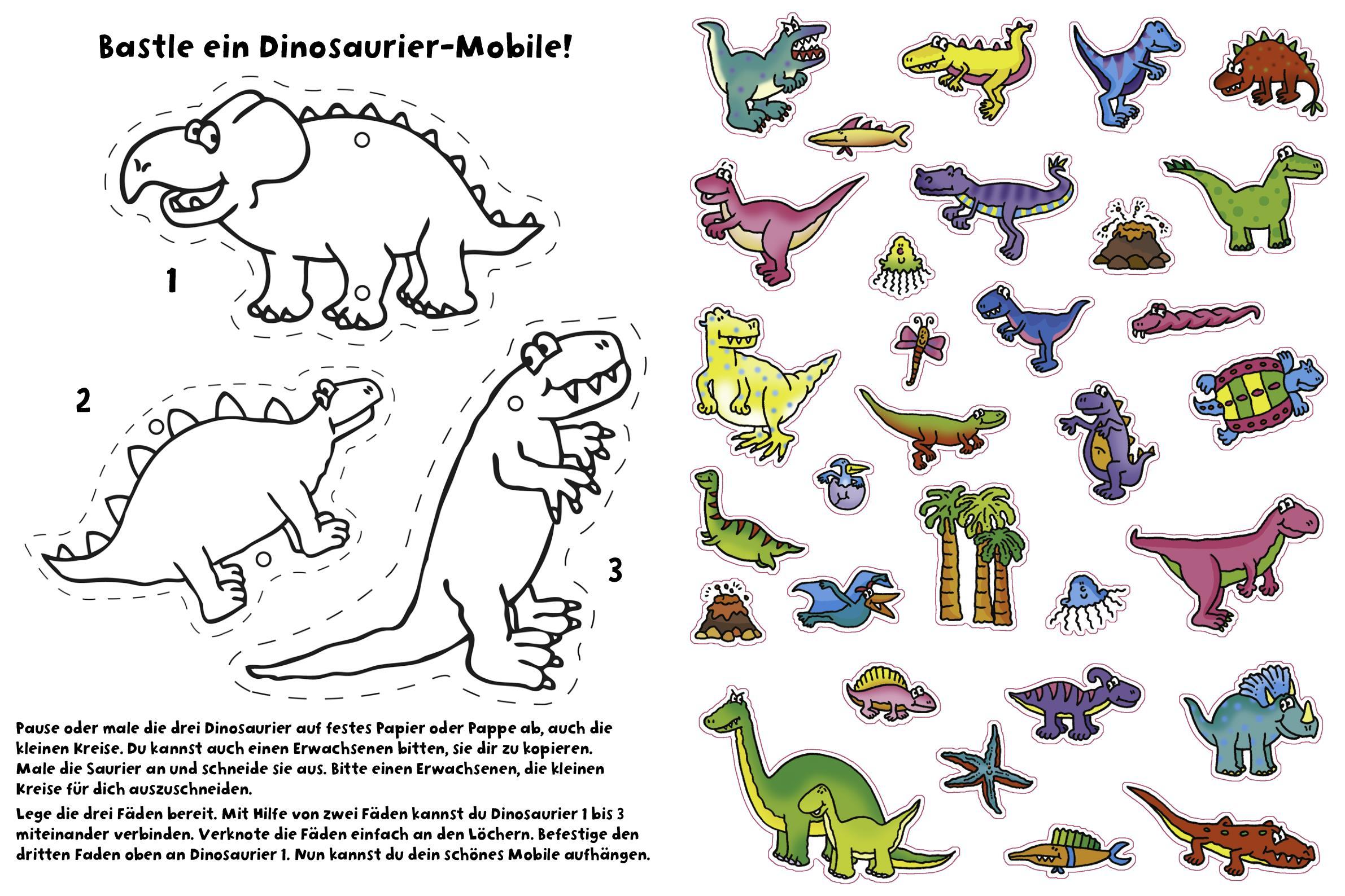 555 Sticker Dinosaurier