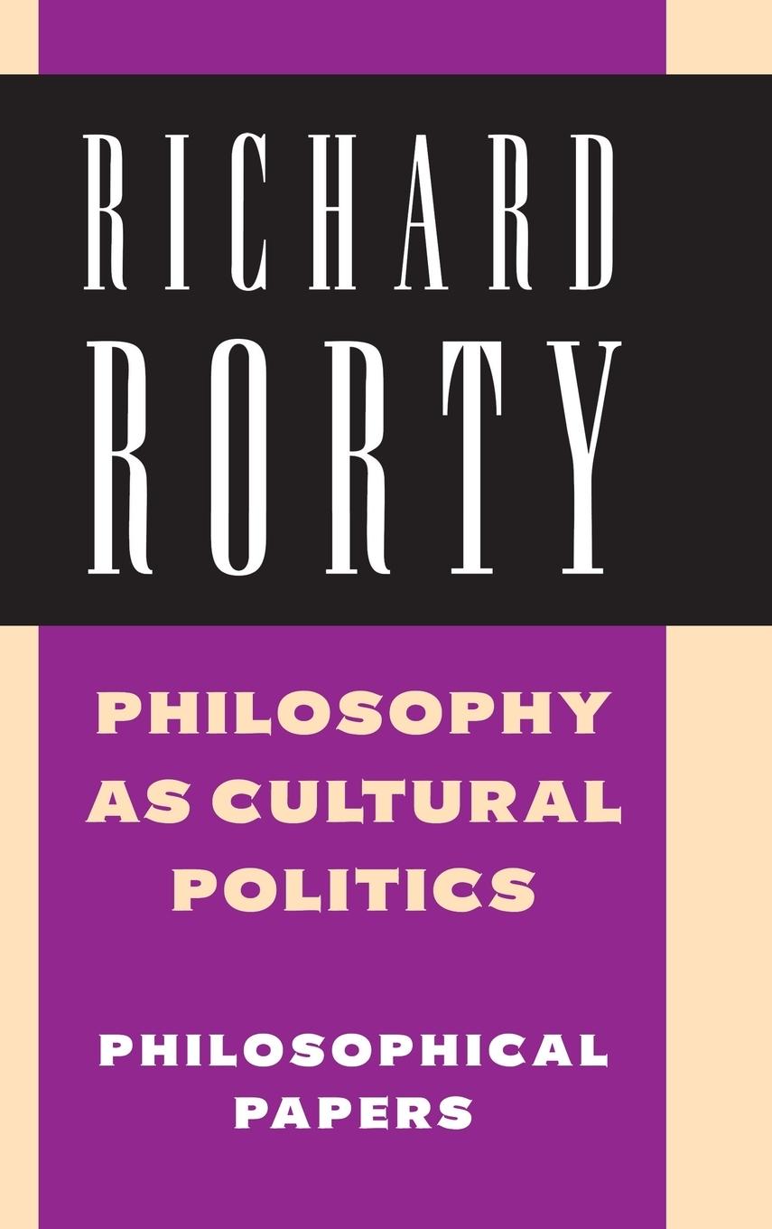 Philosophy as Cultural Politics