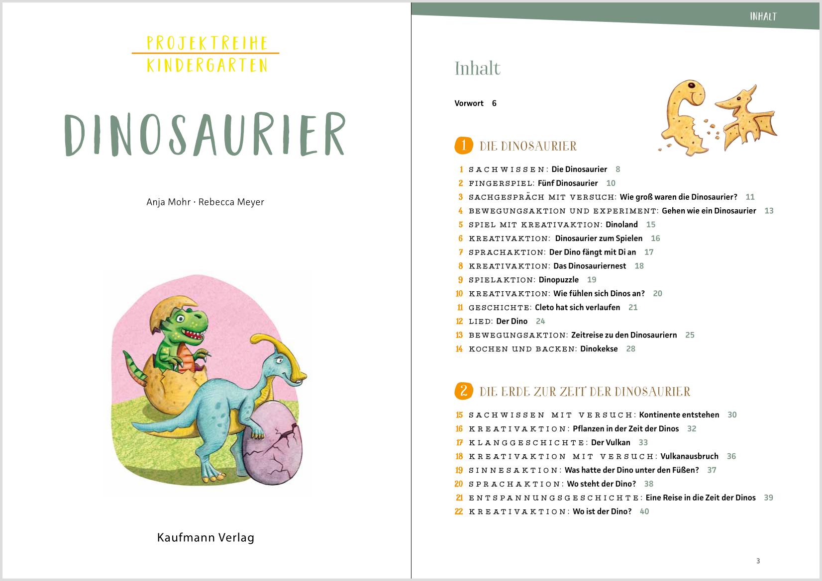 Projektreihe Kindergarten - Dinosaurier