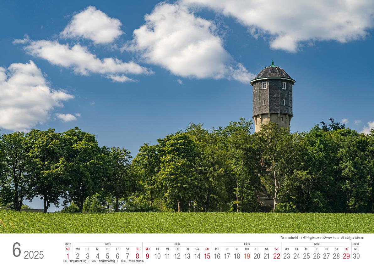 Remscheid 2025 Bildkalender A3 Spiralbindung