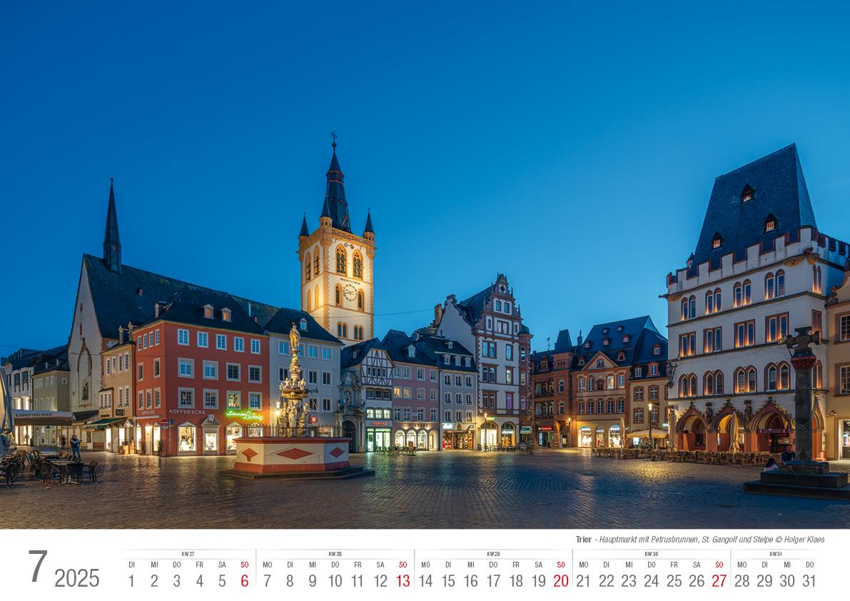 Trier 2025 Bildkalender A3 Spiralbindung