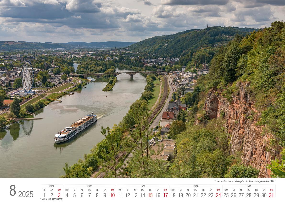 Trier 2025 Bildkalender A3 Spiralbindung