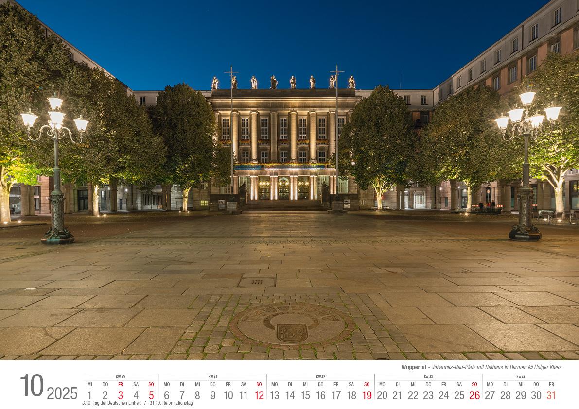 Wuppertal 2025 Bildkalender A3 Spiralbindung