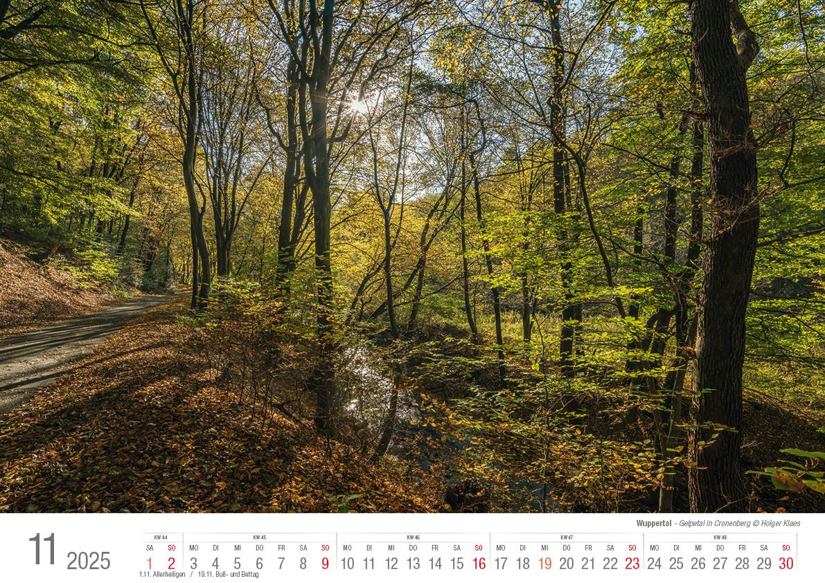 Wuppertal 2025 Bildkalender A3 Spiralbindung