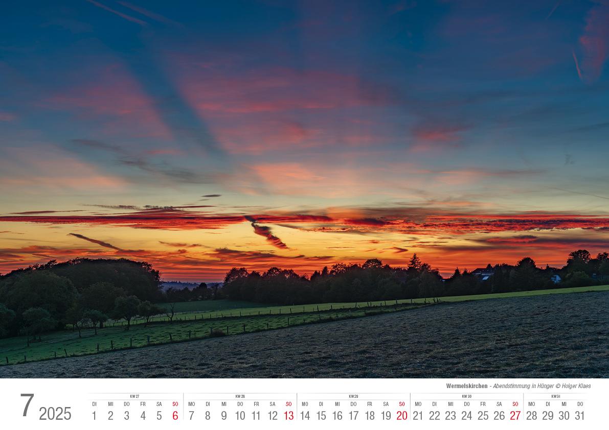 Wermelskirchen 2025 Bildkalender A3 Spiralbindung