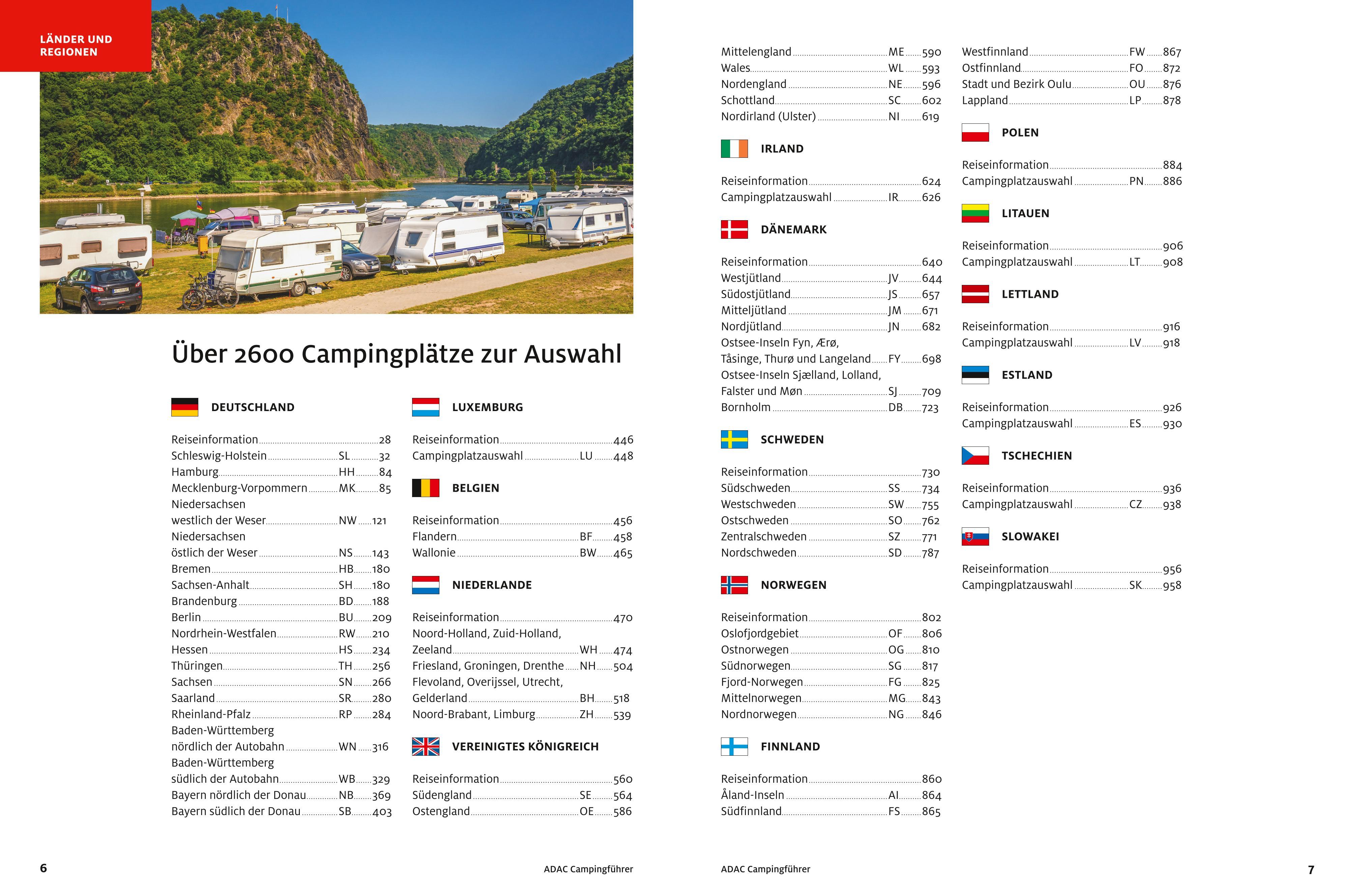 ADAC Campingführer Deutschland/Nordeuropa 2025