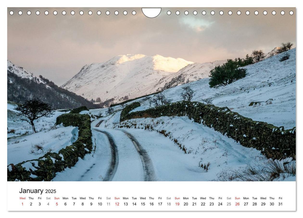 The Lake District 2025 Calendar (Wall Calendar 2025 DIN A4 landscape), CALVENDO 12 Month Wall Calendar