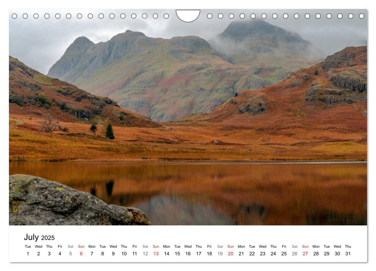 The Lake District 2025 Calendar (Wall Calendar 2025 DIN A4 landscape), CALVENDO 12 Month Wall Calendar