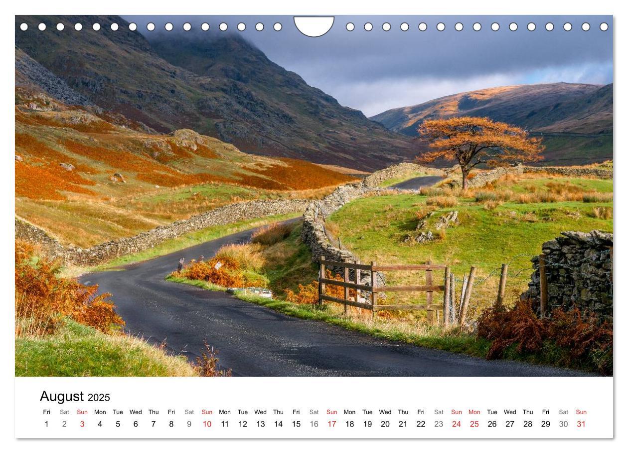 The Lake District 2025 Calendar (Wall Calendar 2025 DIN A4 landscape), CALVENDO 12 Month Wall Calendar