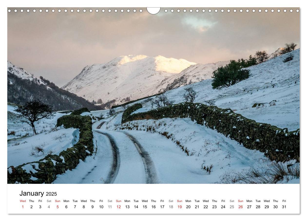 The Lake District 2025 Calendar (Wall Calendar 2025 DIN A3 landscape), CALVENDO 12 Month Wall Calendar